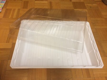 Mini pařeniště – 46,5×33,5×14 cm – na klíčení semínek chilli