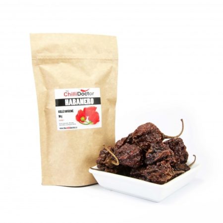 Habanero RED celé papričky – sušené 10g