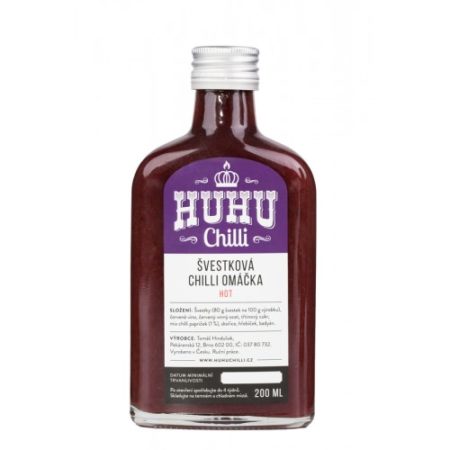 HUHU chilli švestková chilli omáčka 200ml
